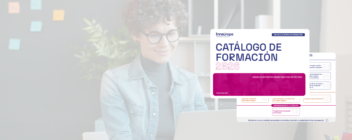 Inneürope presenta su Catálogo de Formación 2026: más de 20 años formando en financiación europea e innovación